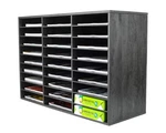 Pag Sorter Organizer, Wood Literature Student Mailbox. Fixed Price $136.47.