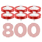 800PCS Ptfe Membrane Syringe Filters 25MM Diameter 0.22UM Pore Size Hydrophobic. Fixed Price $249.99.