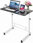 Rolling Laptop Height Adjustable Stand Up Desk Bedside Computer. Fixed Price $40.99.
