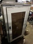 Promedica Endoscopy Medical Video Cart Cabinet W Door & Revolving Monitor Stand. Fixed Price $250.00.