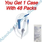 *48-PACKS* Baxter Clearlink System 76" Luer Activated Valves 10 Drops/ml 2C8401. Fixed Price $189.99.