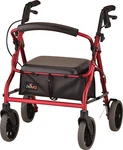 Nova Zoom 18" Seat Hght Foldable Rolling Walker Rollator Wheels- Open Box Red. Fixed Price $179.95.