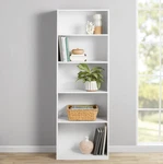 Mainstays 5 Shelf Bookcase Adjustable Storage Shelves White. Fixed Price $41.99.