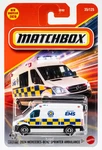 2026 Matchbox #35 Mercedes-benz Sprinter Ambulance White Ems Fsc. Fixed Price $5.99.