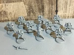 A30062 Unknown Table Top Sci-fi Power Armor Soldiers 10 Pk War Games. Fixed Price $24.50.