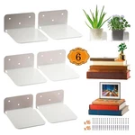 Invisible Floating Bookshelves Wall Mounted, Heavy-duty Organizers. Fixed Price $35.00.