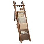 Vasagle Blanket Ladder For Living Room 5-TIER Wooden Shelf Decorative. Fixed Price $71.11.