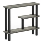 Furinno Turn-n-tube Wood Slim Space Saving Storage Rack French Oak Gray/black. Fixed Price $36.09.