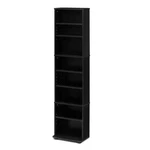 Multimedia Storage Tower Espresso Brown Particle Board Space Saving Adjustable. Fixed Price $53.38.