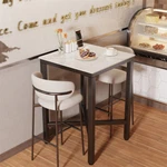 Bar Table High Top Metal Legs Marble Square Pub For Out / Indoor. Fixed Price $169.95.