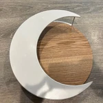 Dwell Studio Crescent Moon Wall Shelf Wood Metal Boho Nursery Celestial Decor. Fixed Price $24.99.