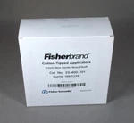 Box 1000 Fisherbrand Cotton Tipped Applicators Wood Shaft 23-400-101. Fixed Price $28.00.