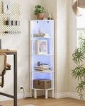 Stand, 5 Tier Bookshelf With Led Light,corner Furniture F.... Fixed Price $74.17.