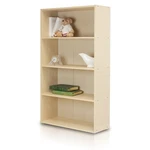 Furinno Pasir 4-TIER Open Shelf Bookcase, 9.4 X 23.6 Modern Steam Beech. Fixed Price $85.25.