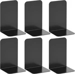 3 Pairs, Black Metal Ends, Heavy For Shelves, Stoppe. Fixed Price $26.54.