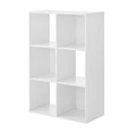 6-CUBE Storage Organizer Opening Unit, Bookcase, Display Shelf, White. Fixed Price $50.28.