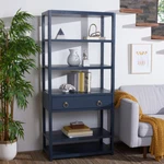 Safavieh Johni 1-DRAWER 5 Shelf Etagere Navy. Fixed Price $503.83.