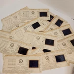 12 Computer Data Cards Engineering Microfiche Punch 1960S. Fixed Price $12.00.