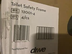 New Drive Toilet Safety Rail White / Gray ALUMINUM,12001-4 Case Of. Fixed Price $119.99.