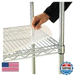 Alera ALESW59SL3618 Shelf Liners For Wire Shelving Clear Plastic 36W X 18D Pack. Fixed Price $36.82.