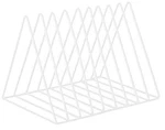 White Metal Vinyl Record Holder,vertical Player Holder,file Organizer .... Fixed Price $26.37.