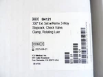 Icu Medical B4121 300" Extension Set W/ Removable 3-WAY Stopcock 2025+ Box. Fixed Price $59.99.