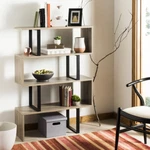 Safavieh Louise Retro Mid-century Wood Etagere Light Brown / Black. Fixed Price $173.84.
