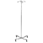 Economy Removable I. V. Pole, 2 Hook Top, Chrome. Fixed Price $79.40.
