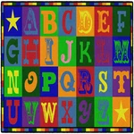 Flagship Carpets Early Blocks Colorful Abc Alphabet Childrens Rug For Classroom. Fixed Price $76.52.