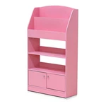 Furinno Lova Engineered Wood Magazine/bookshelf With Storage Cabinet Pink. Fixed Price $85.54.