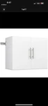 Mounted Garage Cabinet White Prepac Hangups 30" Wall. Fixed Price $100.00.