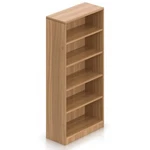 Offices To Go Otg 71"H Bookcase 4 Adjustable Shelves Awl Autumn Walnut Laminate. Fixed Price $343.85.