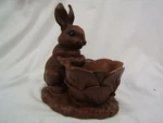 Red Hill Wetherbee Resin Rabbits #763 Planter 2000 8 1/2" Height Vgc. Fixed Price $35.99.