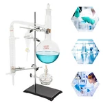 1000ML Distillation Apparatus Kit Chemistry Lab Essential Oil Distilling Glass. Fixed Price $86.18.