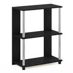 Furinno Bookcase Storage Shelf 3 Tier Wood Display Organizer Walnut. Fixed Price $37.07.