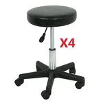 Tattoo Salon Stool Rolling Chair Lots 4 Adjustable Height Facial Massage Office. Fixed Price $102.97.