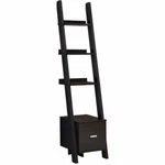 Monarch 4 Shelf Ladder Bookcase Cappuccino. Fixed Price $192.41.