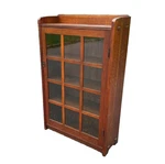 1910 Mission Oak Bookcase By Knaus Furniture. Fixed Price $1495.00.