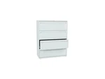 Hon H794.L.Q 700 Series 4-DRAWER Lateral File Cabinet Light Gray Heavy Duty!. Fixed Price $1325.64.