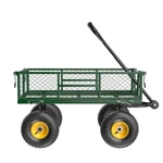 Folding Utility Wagon With Removable Sides And 10IN All Terrain Wheels, Green. Fixed Price $94.99.