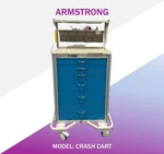 Armstrong Aluminum Medical Crash Cart With Keys. Fixed Price $357.50.