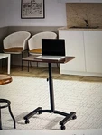 Seville Classic, Web 162, Height Adjustable Mobile Laptop Desk Cart. Fixed Price $24.00.