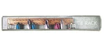 Vintage Christopher Hayes Solid Oak Wood Tie Rack 36 Brass Pegs 1988 New Box. Fixed Price $16.99.