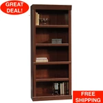 Bookcase 5 Cherry Adjustable Shelving Furniture Storage Bookshelf New. Fixed Price $118.99.