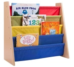 Honey-can-do Children's Book Rack, Primary Colors 25 In X 24 11. Fixed Price $28.00.