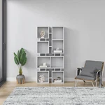 Elegant White Bancroft Bookcase By Ada Home Cor - 31" X 66" 9. Fixed Price $313.99.