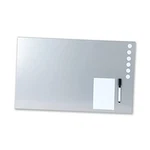 Mmf Industries Magnetic Bulletin Board - 24 X 14 Inches Silver Includes 6. Fixed Price $99.58.