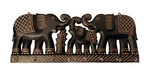 New Indian Sheesham Decorative Three Elephant Wooden Key Holder. Fixed Price $28.84.