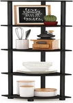 Furinno Turn-n-tube Corner 5-TIER Bookshelf, Open Storage Shelves,. Fixed Price $36.94.