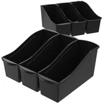 Large Book Bin - Interlocking Plastic Organizer For Home, Office, And Work Sp.... Fixed Price $36.44.